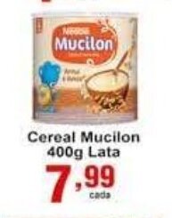 Rossi Supermercado Cereal Mucilon 400g lata oferta