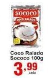 Rossi Supermercado Coco Ralado Sococo 100g oferta