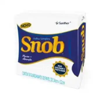 Supermercados Pague Menos Guardanapo de papel snob 24cm x 22cm com 50 unidades oferta
