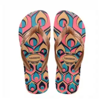 Sandália feminina havaianas spring dourado