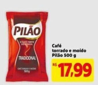 Extra Supermercado Cafe Torrado e moido Pilao 500g oferta