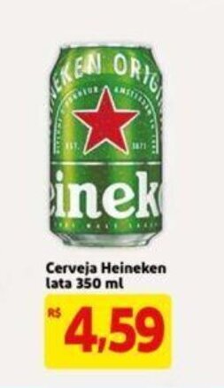 Extra Supermercado Cerveja Heineken lata 350ml oferta
