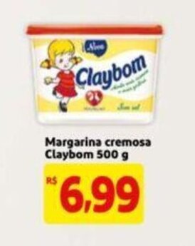 Extra Supermercado Margarina Cremosa Claybom 500g oferta
