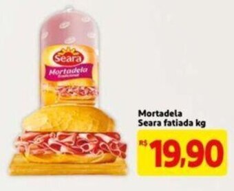Extra Supermercado Mortadela Seara Fatiada 1kg oferta