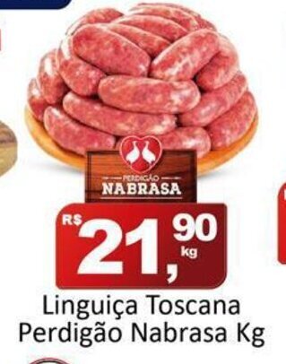 Rede Krill Linguica Toscana Perdigao Na Brasa 1kg oferta