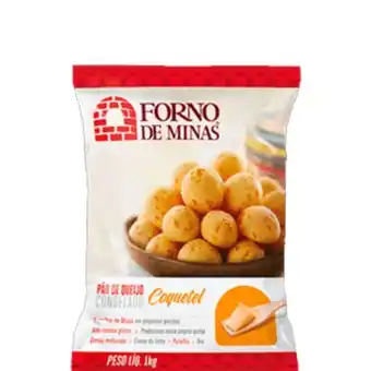 Extrabom Supermercados Pao de queijo forno de minas coquetel 1kg oferta