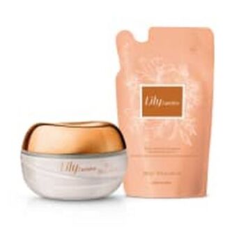 O Boticário Combo lumière: creme acetinado desodorante hidratante corporal 250g + refil 250g oferta