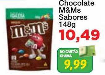 Chama Supermercados Chocolate m&ms sabores oferta