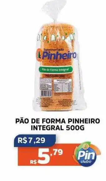 Pão de forma pinheiro integral