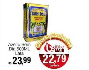 Supermercado Bem Barato Azeite bom dia lata oferta