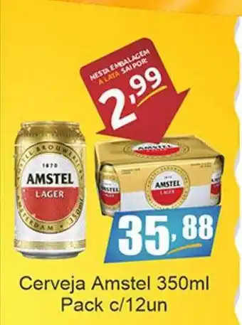 Dubom Supermercados Cerveja amstel pack c 12 un oferta