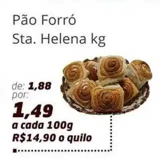 Supermercados Santa Helena Pão forró sta. helena oferta