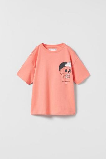 ZARA Camiseta estampada oferta