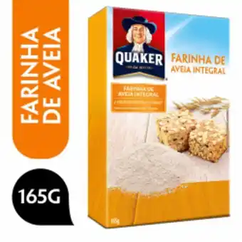 Farinha de aveia quaker caixa 165g