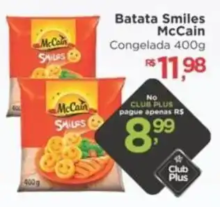 Supermercado Cubatao Batata Smiles McCain cong. 40g oferta