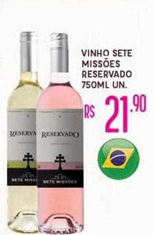 Vinho sete missões reservado