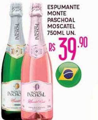 Proença Supermercados Espumante monte paschoal moscatel oferta