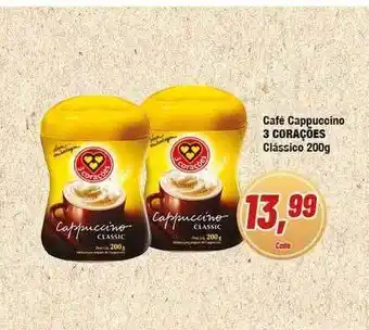 Rede Economia Café cappuccino 3 corações classico oferta