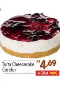 Supermercados Condor Torta cheesecake condor oferta