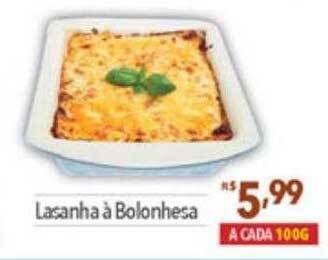 Supermercados Condor Lasanha à bolonhesa oferta