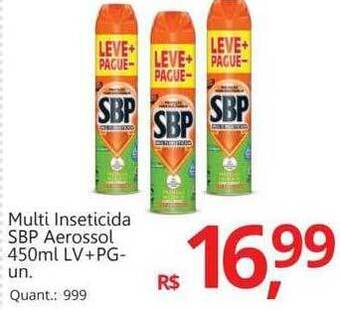 Multi inseticida sbp aerossol