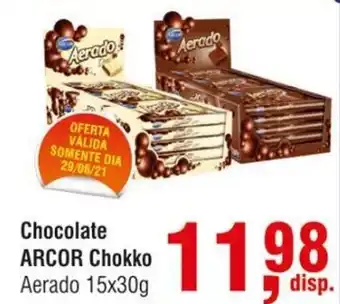 Higa Atacado Chocolate Arcor Chokko 15x30g oferta