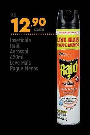 Supper Rissul Inseticida raid aerossol mais menos oferta