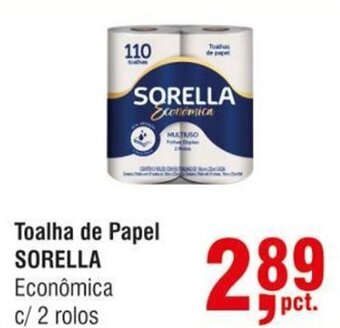 Higa Atacado Toalha de Papel Sorella oferta