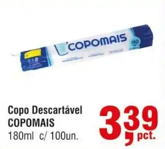 Higa Atacado Copo Descartavel Copomais 180ml oferta