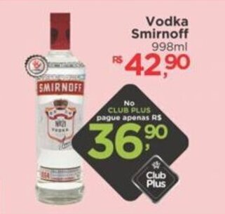 Vodka Smirnoff 998ml