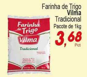 Villefort Atacadista Farinha De Trigo Vilma Tradicional 1kg oferta
