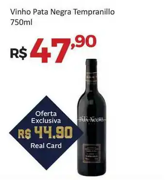 Villarreal Supermercados Vinho Para Negra Tempranillo 750ml oferta