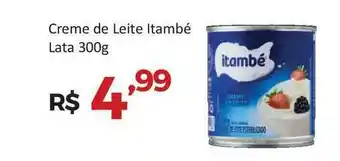 Villarreal Supermercados Creme De Leite Itambé 300g oferta