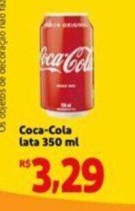 Extra Supermercado Coca Cola lata 350ml oferta