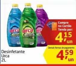 Tenda Atacado Desinfetante urca 2l oferta