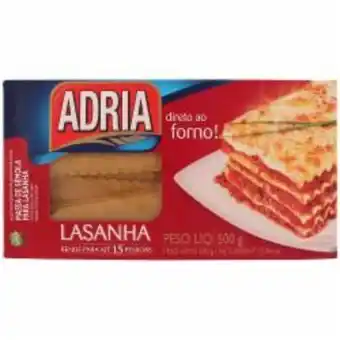 Massa lasanha adria 500g