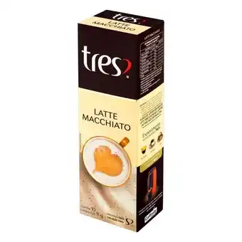 Carrefour Café em cápsula tres latte macchiato 110 g oferta
