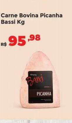 Villarreal Supermercados Carne bovina picanha bassi oferta