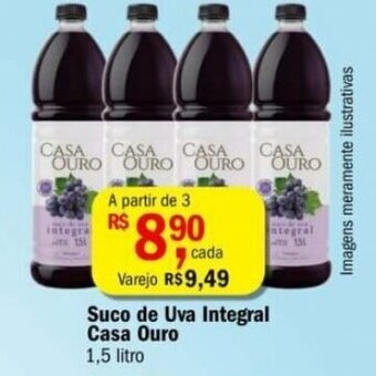 Suco de Uva Integral Casa Ouro 1.5L