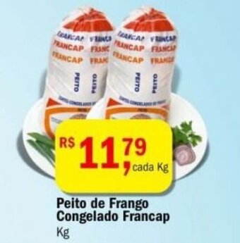 Ultrabox Peito de Frango congelado Francap 1kg oferta