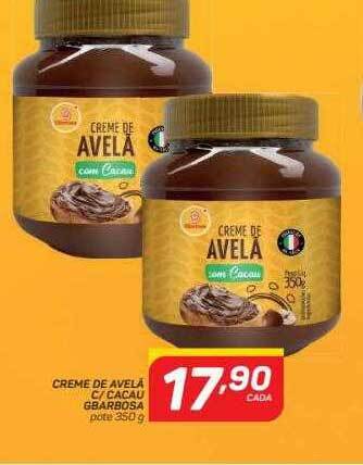 GBarbosa Creme de avelã c cacau gbarbosa oferta