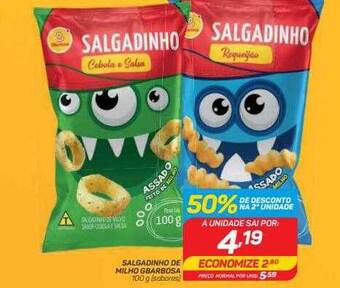 GBarbosa Salgadinho de milho gbarbosa oferta