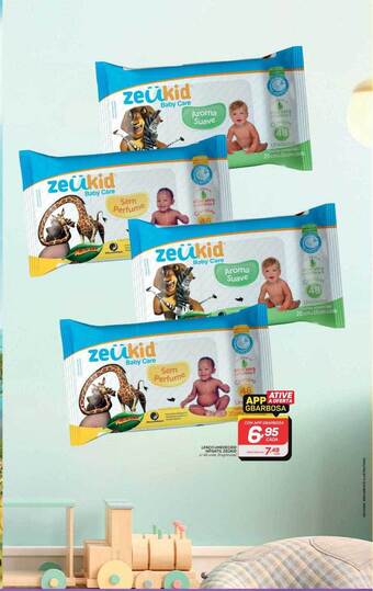 Lenço umedecido infantil zeükid