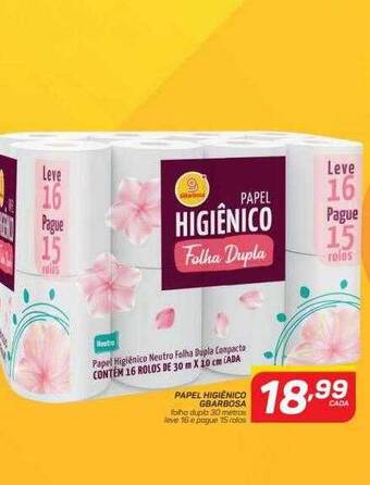 GBarbosa Papel higiênico gbarbosa oferta