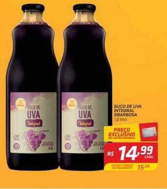 GBarbosa Suco de uva integral gbarbosa oferta