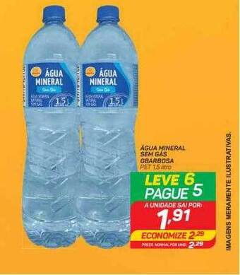 GBarbosa Água mineral sem gás gbarbosa oferta