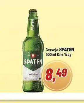 Rede Economia Cerveja spaten 600ml one way oferta