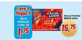 Rede Economia Nescau prontinho nestlé oferta