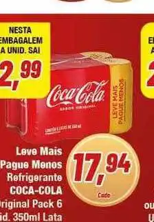 Rede Economia Coca-cola original pack 6 oferta