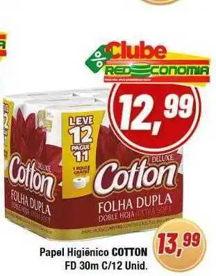 Papel higiênico cotton fd